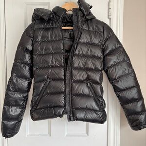 Babaton Hudson Black Puffer Coat